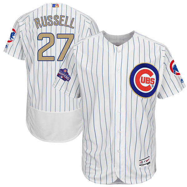 CUBS White 2017 Gold Program Jerseys-026